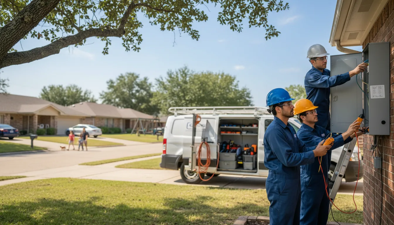 Certified electrician providing emergency electrical services in Whiteclay, NE